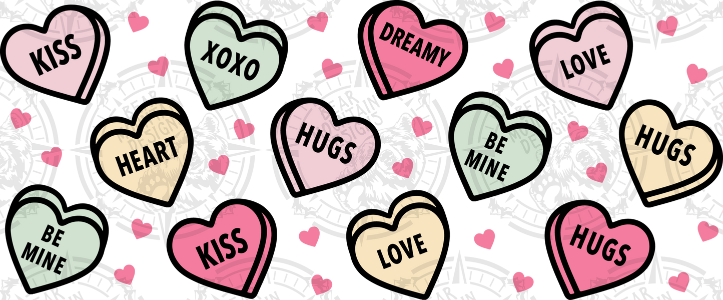 Candy Hearts - Cup Wrap