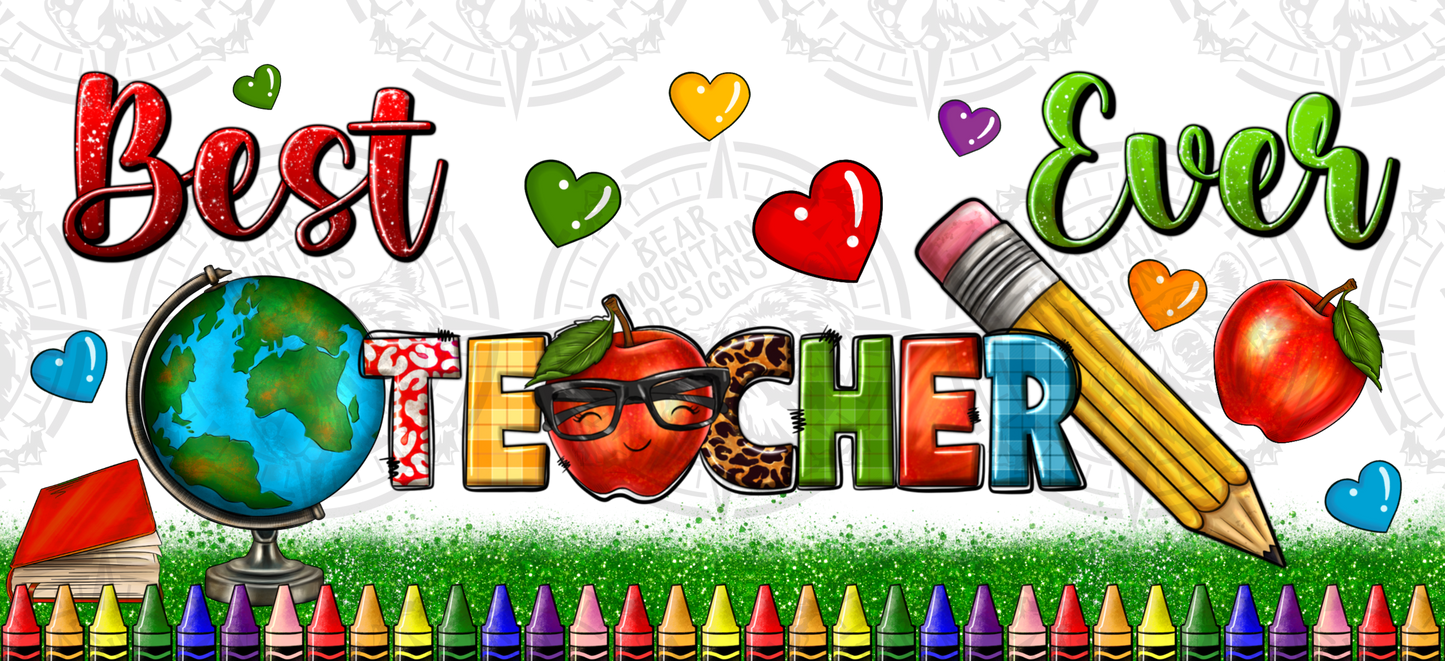 Best Teacher Ever 2 - Cup Wrap