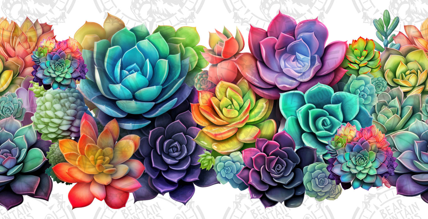 Bright Succulants - Cup Wrap