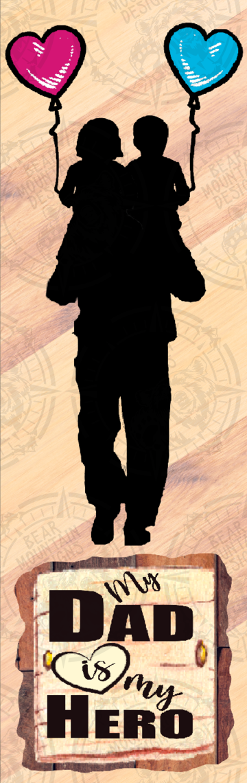 Daughter & Son My Dad Is My Hero