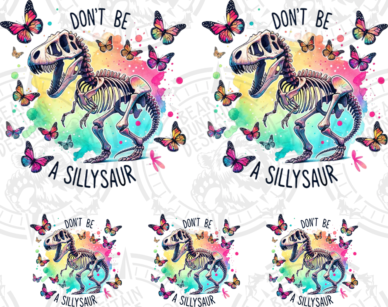 Dont Be A Sillysaur - Mini Tumbler Wrap