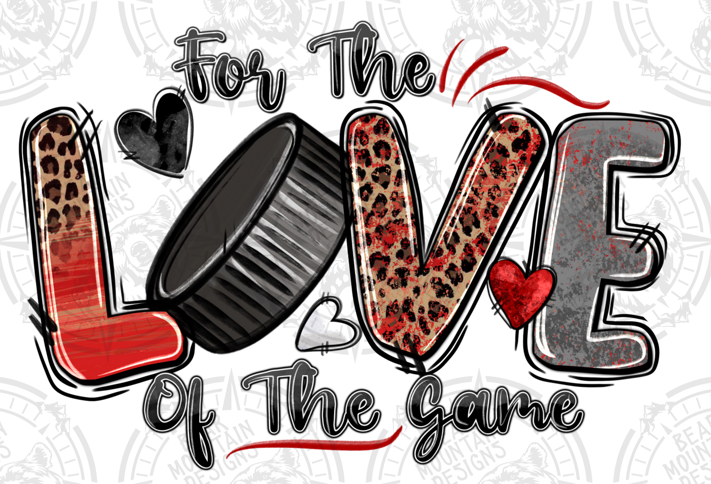 For The Love Of The Game - Red Hockey