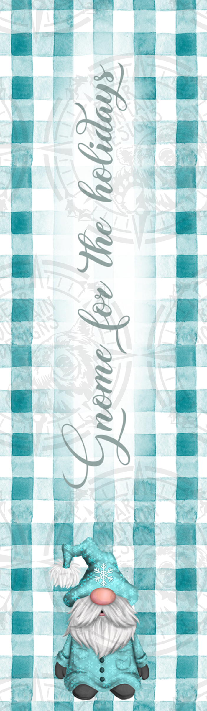 Gnome For The Holidays Blue