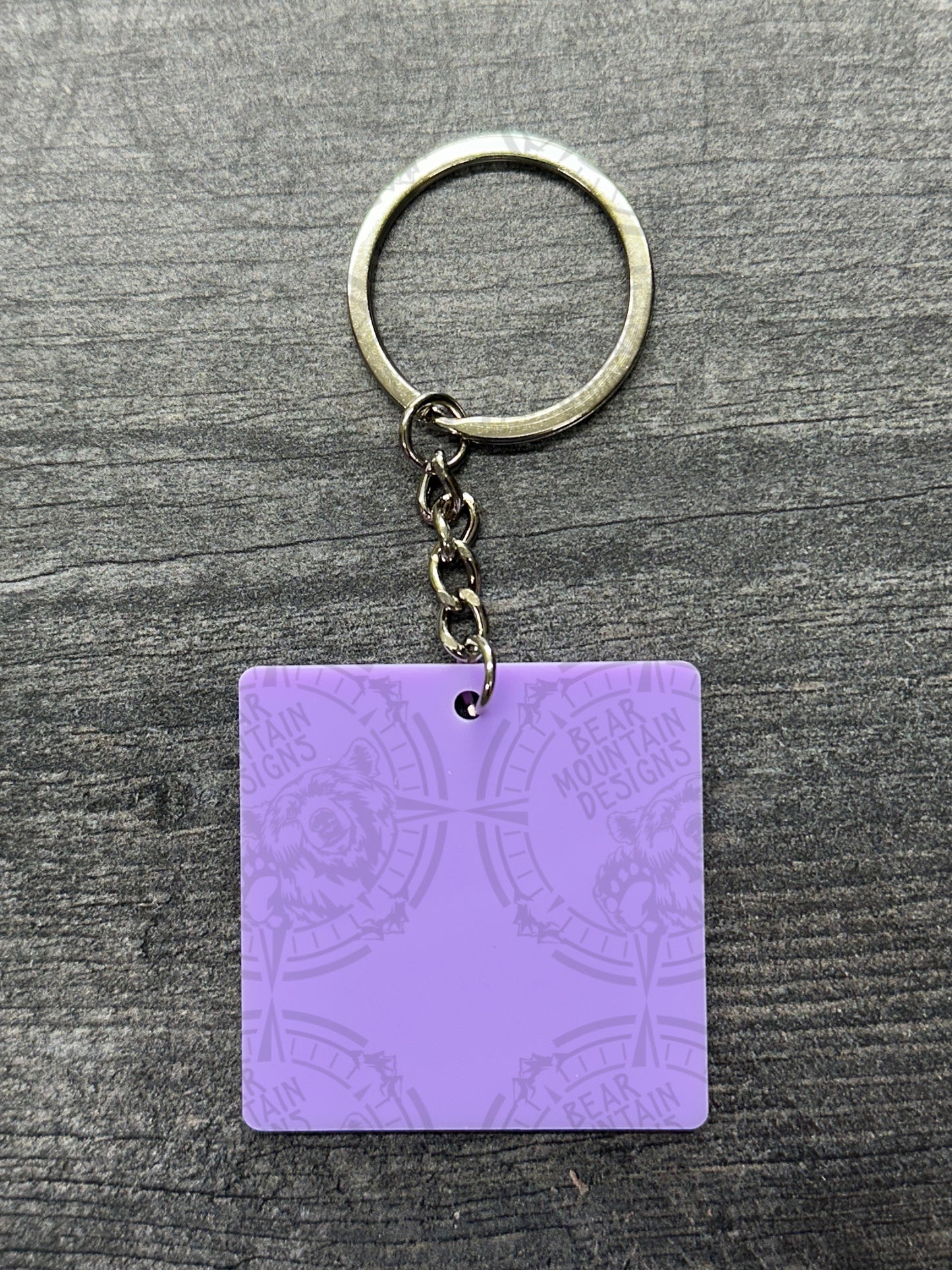 1 Purple - 1.75 Inch Acrylic Keychains