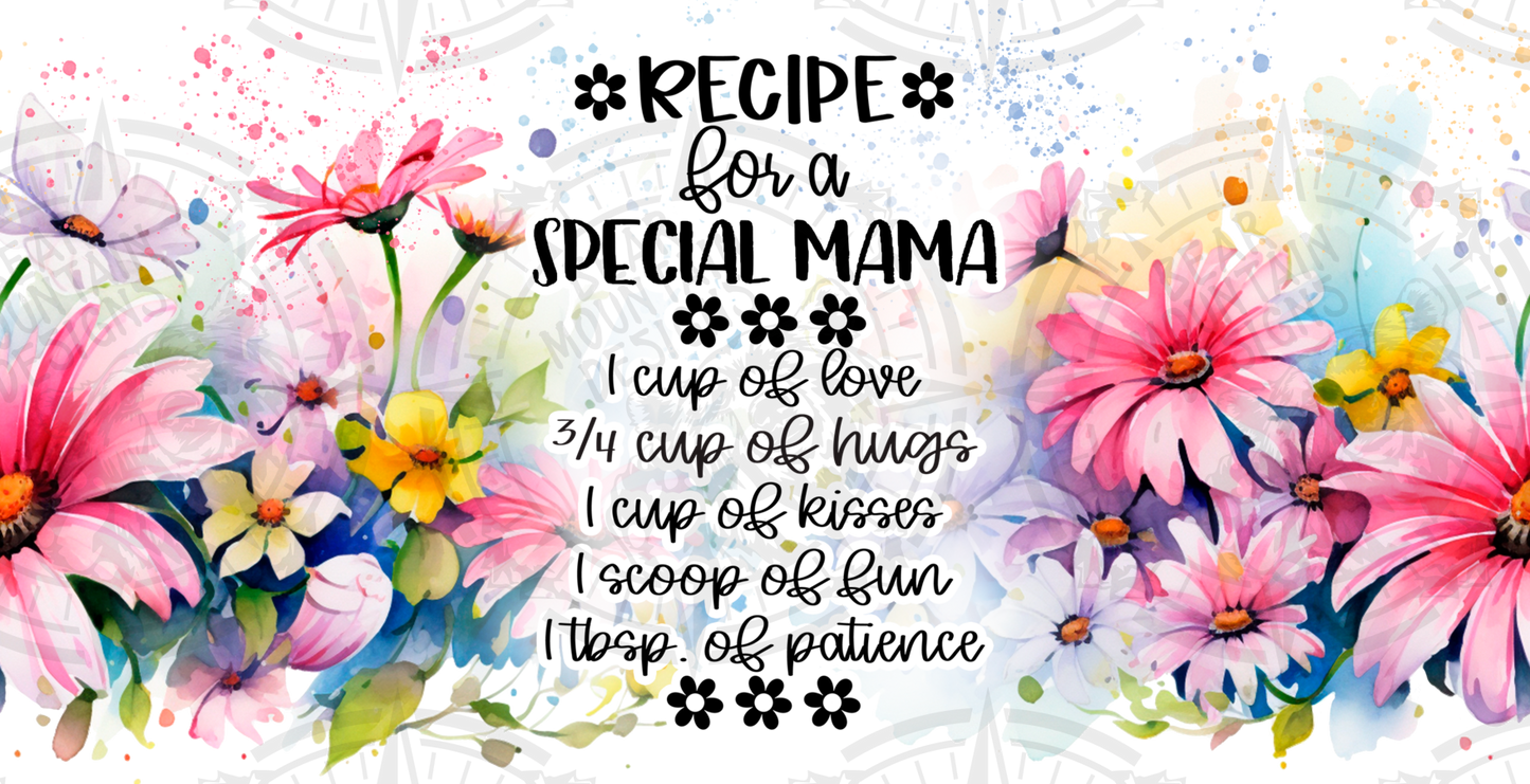 Recipe For A Special Mama - Cup Wrap