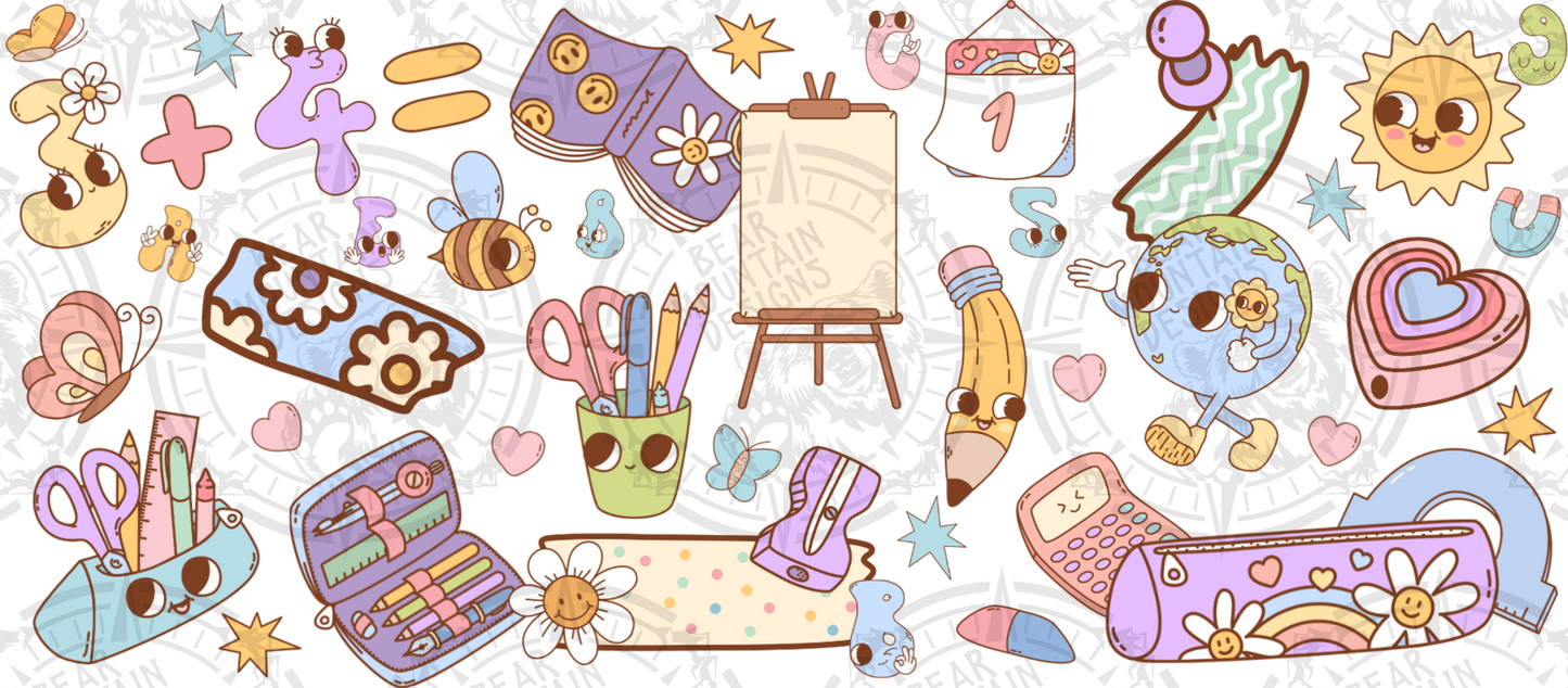 Retro School - Cup Wrap