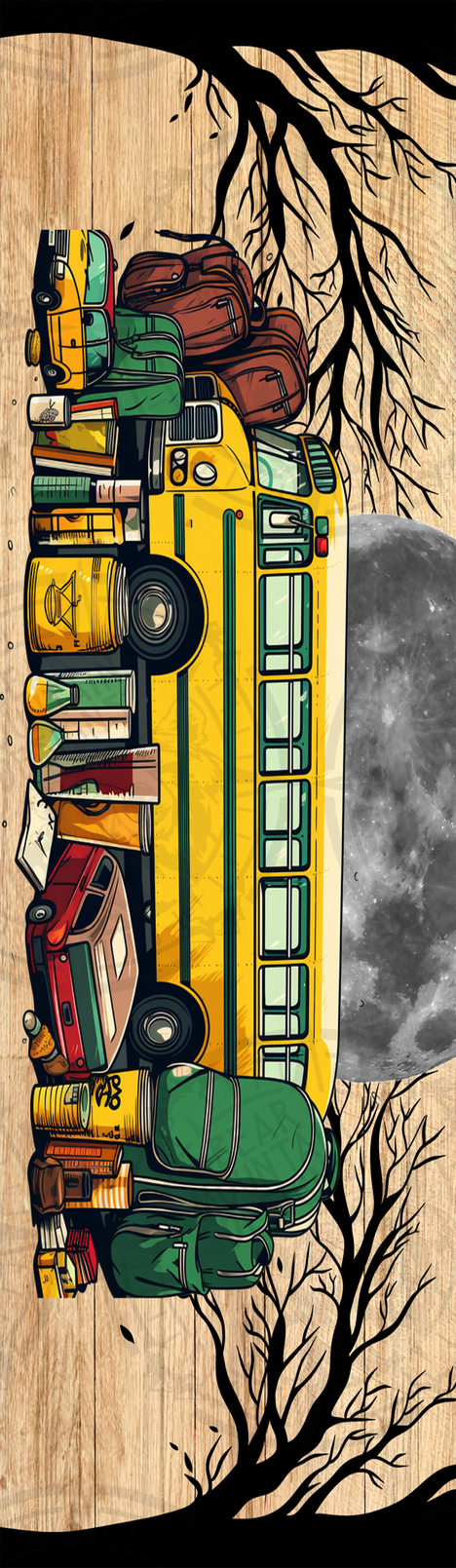 School Bus & Backpacks