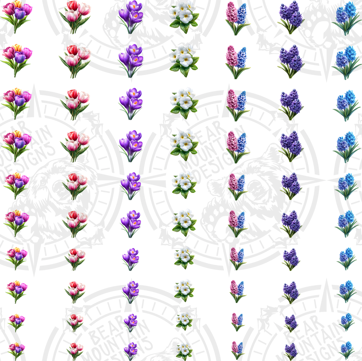 Spring Flowers - Nail Art