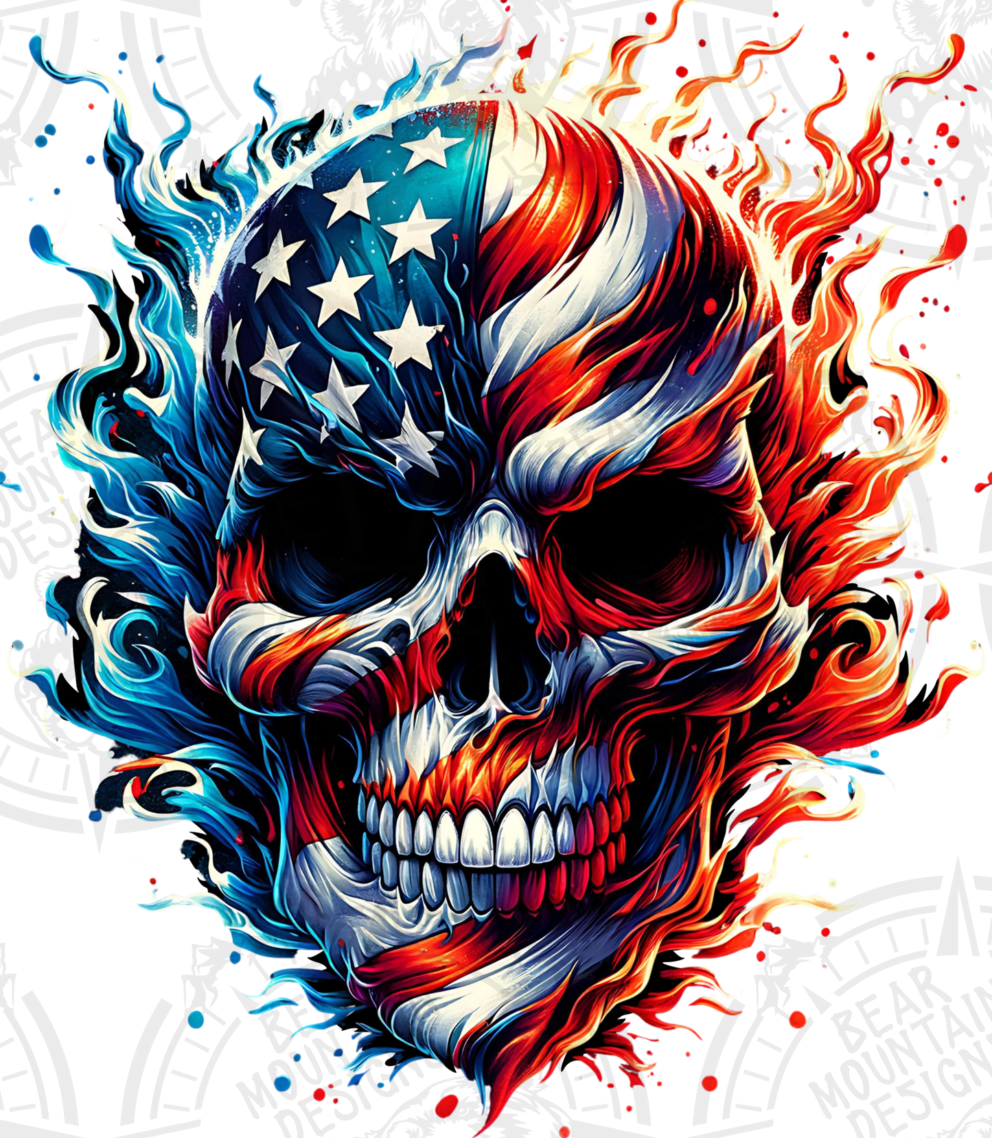 USA Skull