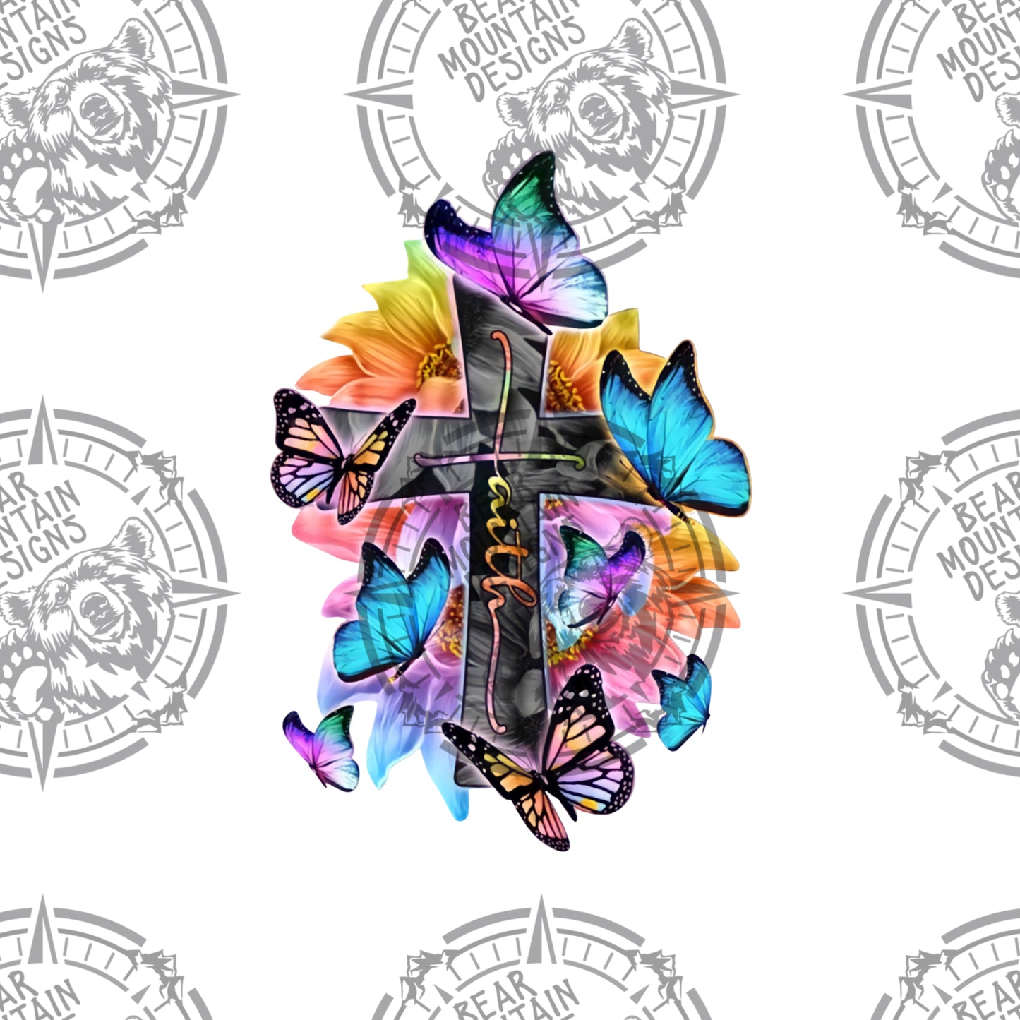 Faith Butterfly Cross