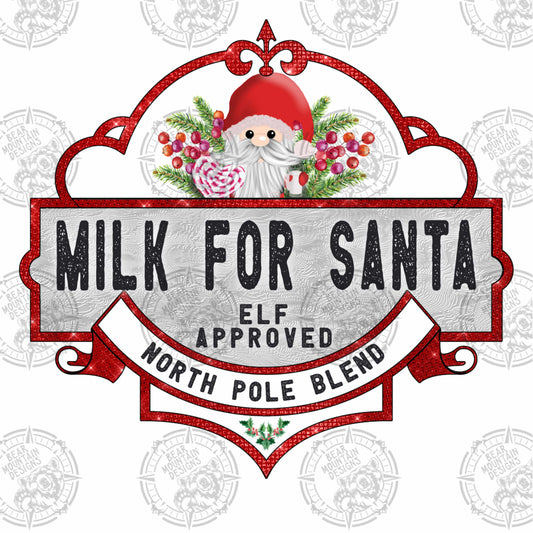 Milk For Santa - Cup Wrap