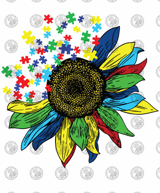 Autism Sunflower