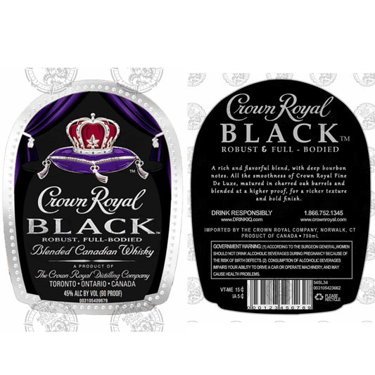 Crown Royal - Black/Silver