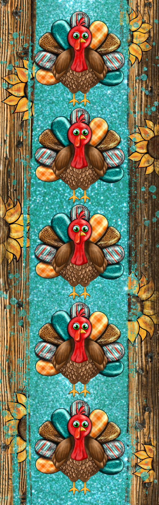 5 Little Turkeys - Pen Wrap