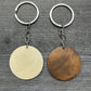 1.5 Inch Wood Keychains