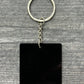 Black - 1.75 Inch Acrylic Keychains