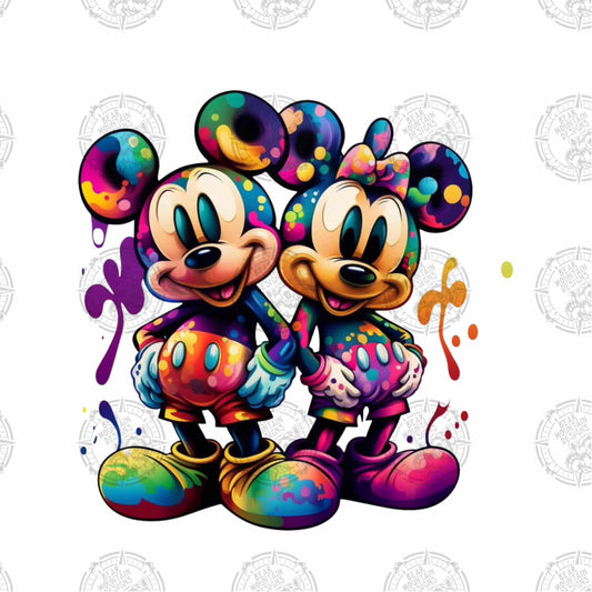 Color Splash Mickey & Minnie