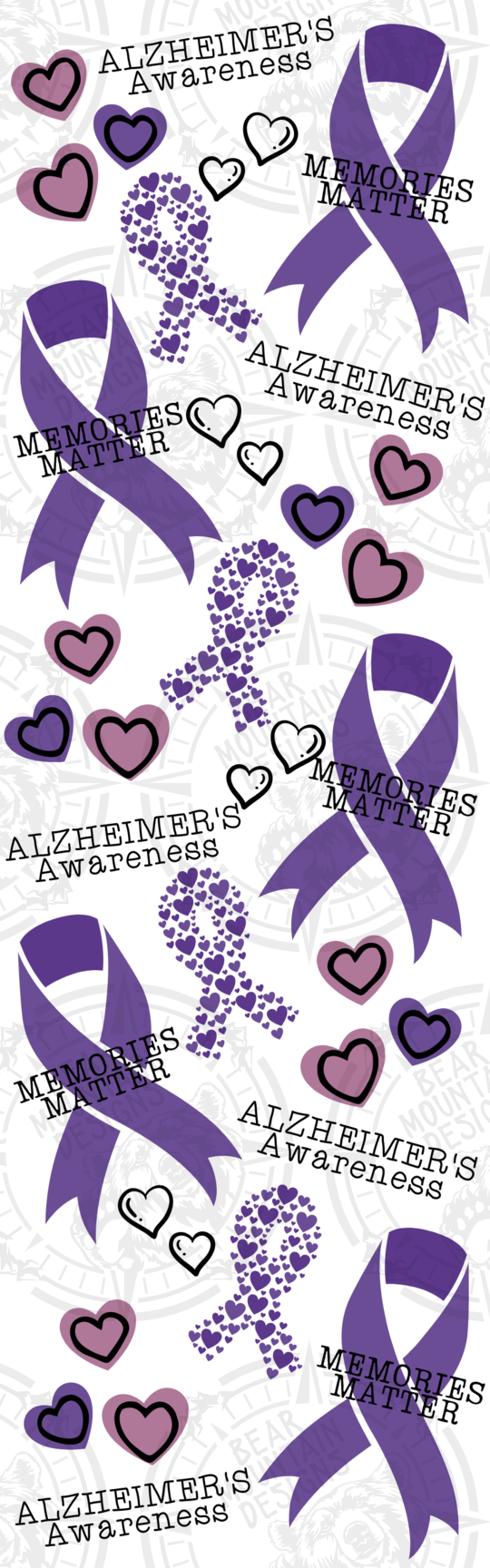 Alzheimers Awareness - Pen Wrap