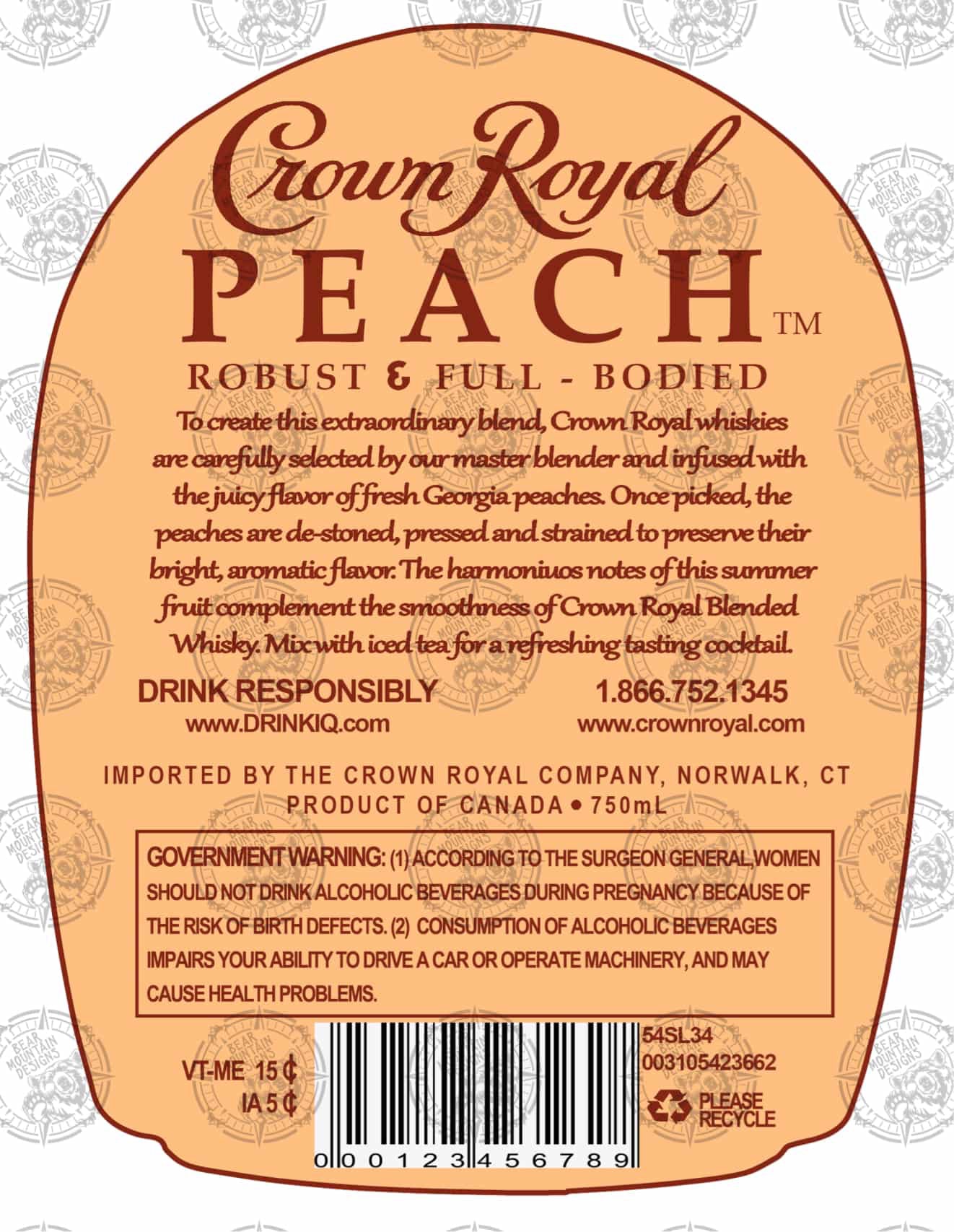 Crown Royal - Peach