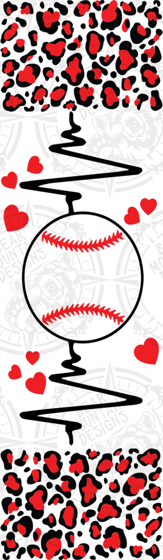 Baseball Heartbeat - Pen Wrap