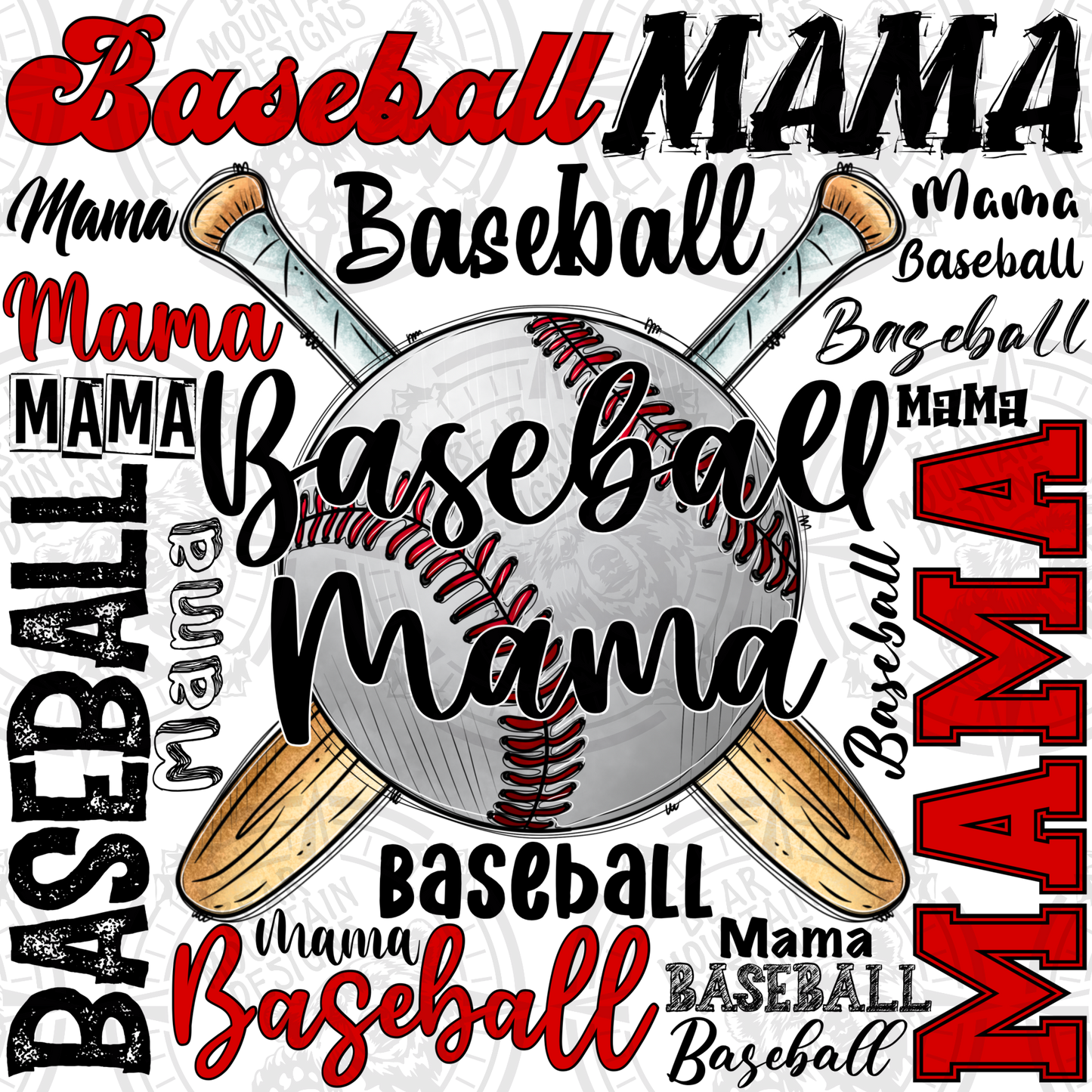 Baseball Mama Collage
