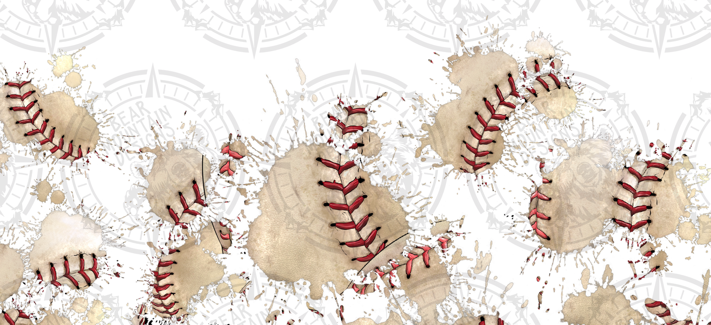 Baseball Splatter - Cup Wrap