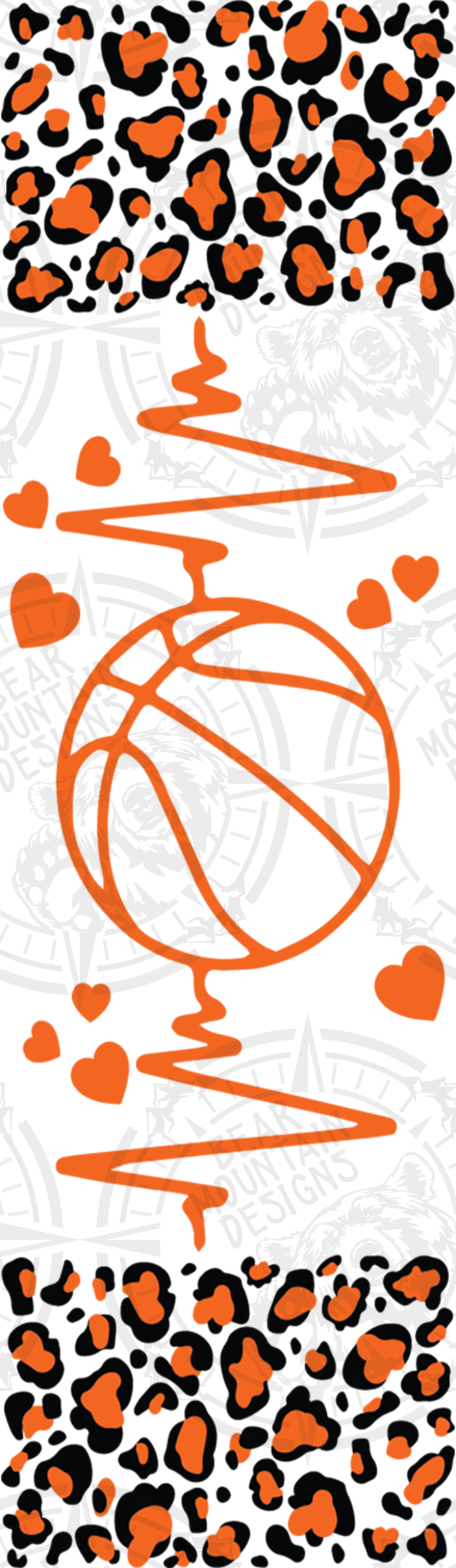 Basketball Heartbeat - Pen Wrap