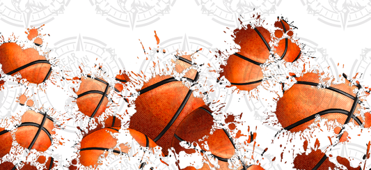 Basketball Splatter - Cup Wrap
