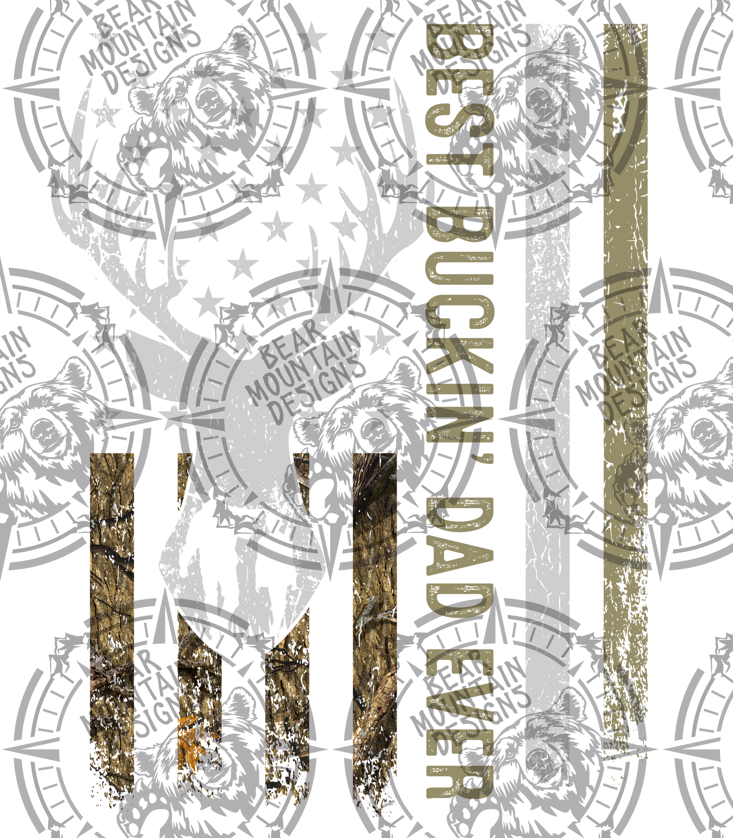 Best Buckin Dad Flag