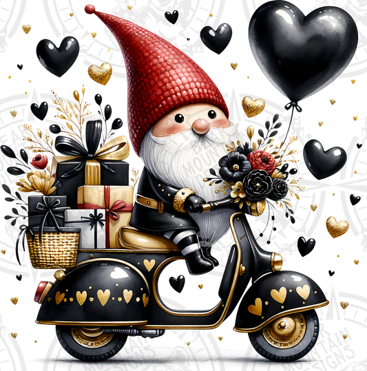 Black Scooter Gnome