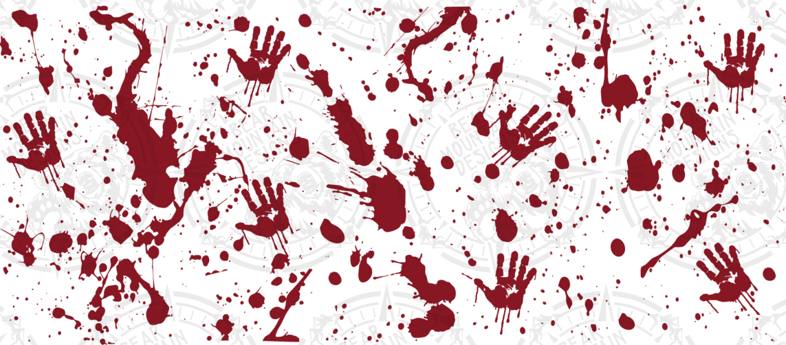 Bloody Handprints - Cup Wrap