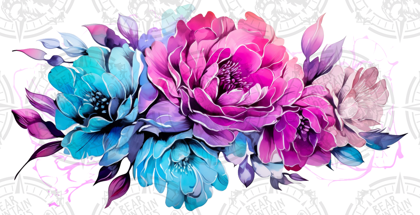 Bright Peonies - Cup Wrap