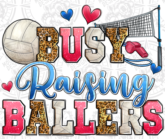 Busy Raising Ballers - Volleyball