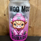 Moo Moo Subaru - Glass Cup