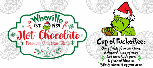 Whoville Hot Chocolate - Cup Wrap