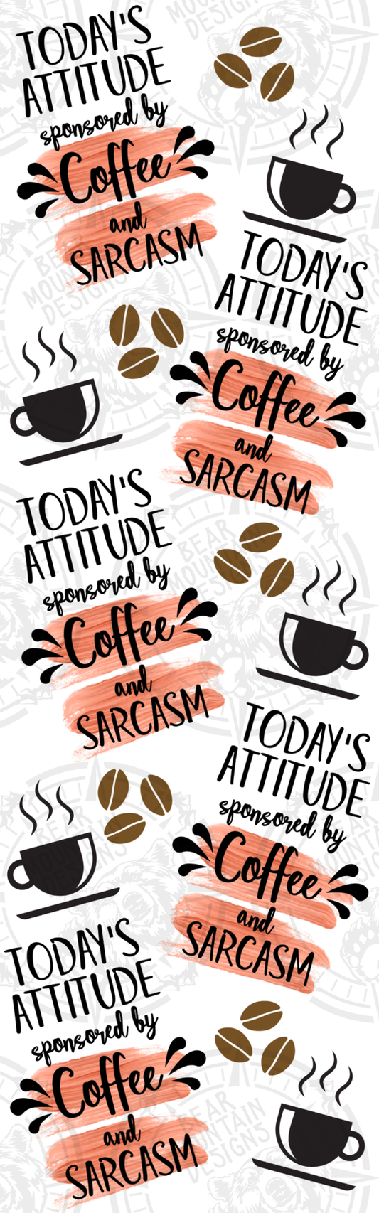 Coffee And Sarcasm - Pen Wrap