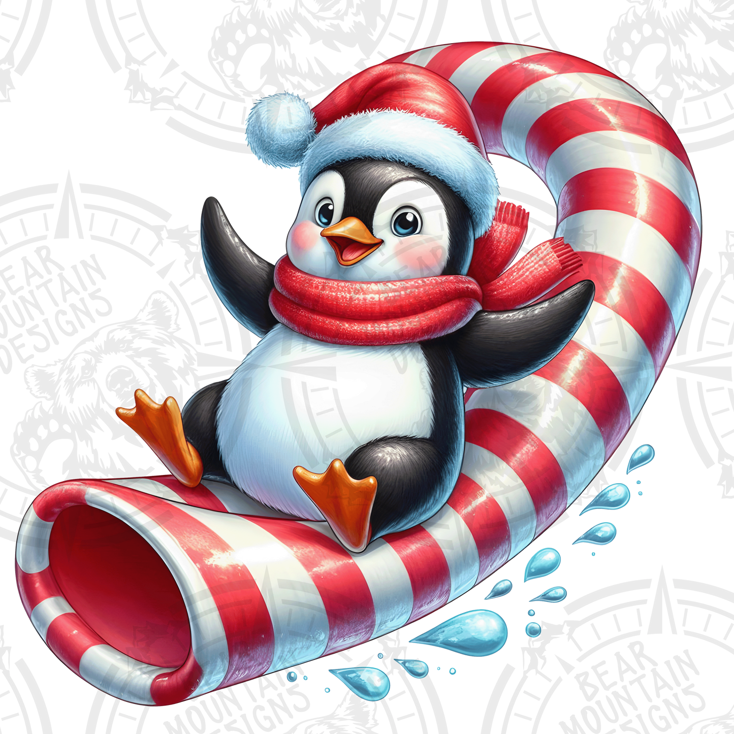 Candy Cane Penguin