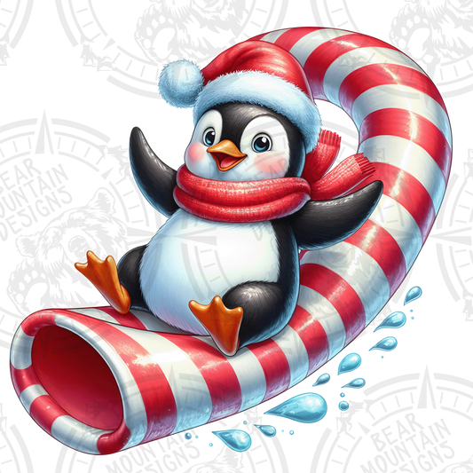 Candy Cane Penguin