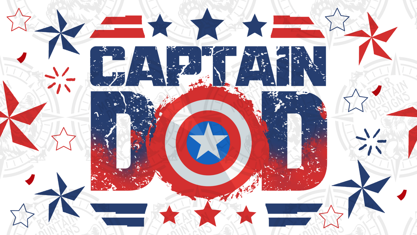 Captain Dad - Cup Wrap