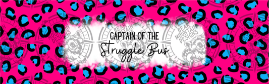 Captain Of The Struggle Bus Animal Print - Pen Wrap