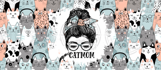 Cat Mom 3 - Cup Wrap