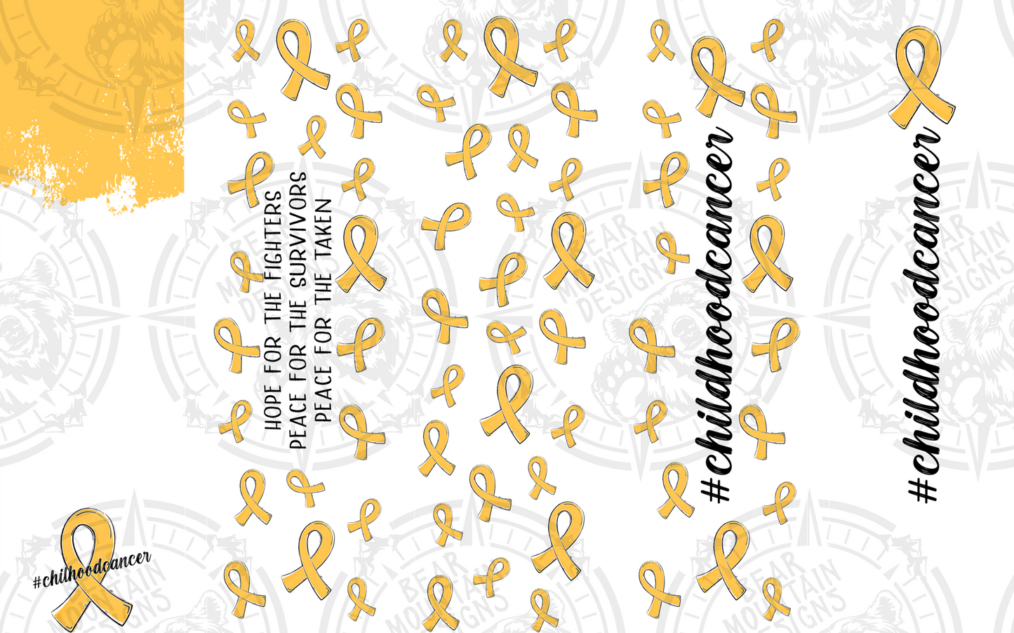 Childhood Cancer Bundle - Pen Wrap