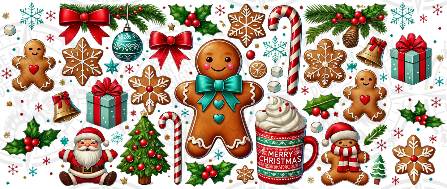 Christmas Gingerbread - Cup Wrap