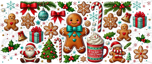 Christmas Gingerbread - Cup Wrap