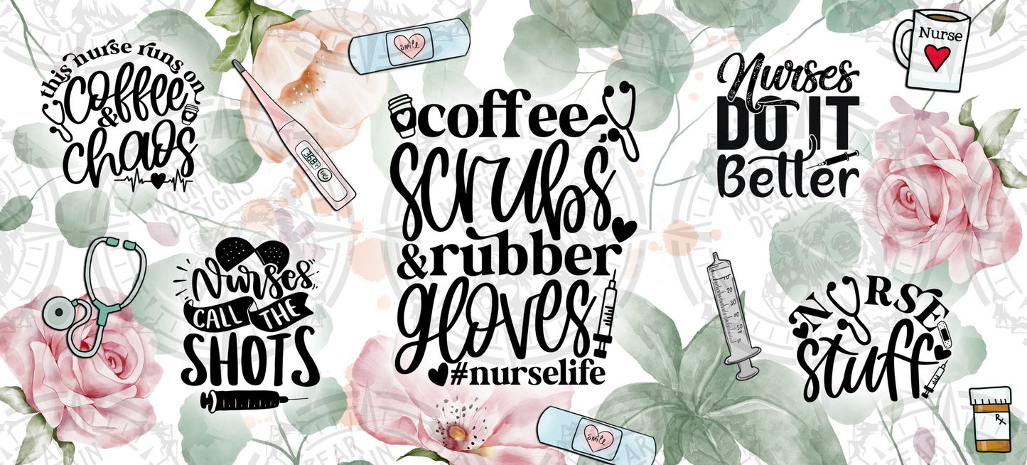 Coffee Scrubs And Rubbers Gloves - Cup Wrap