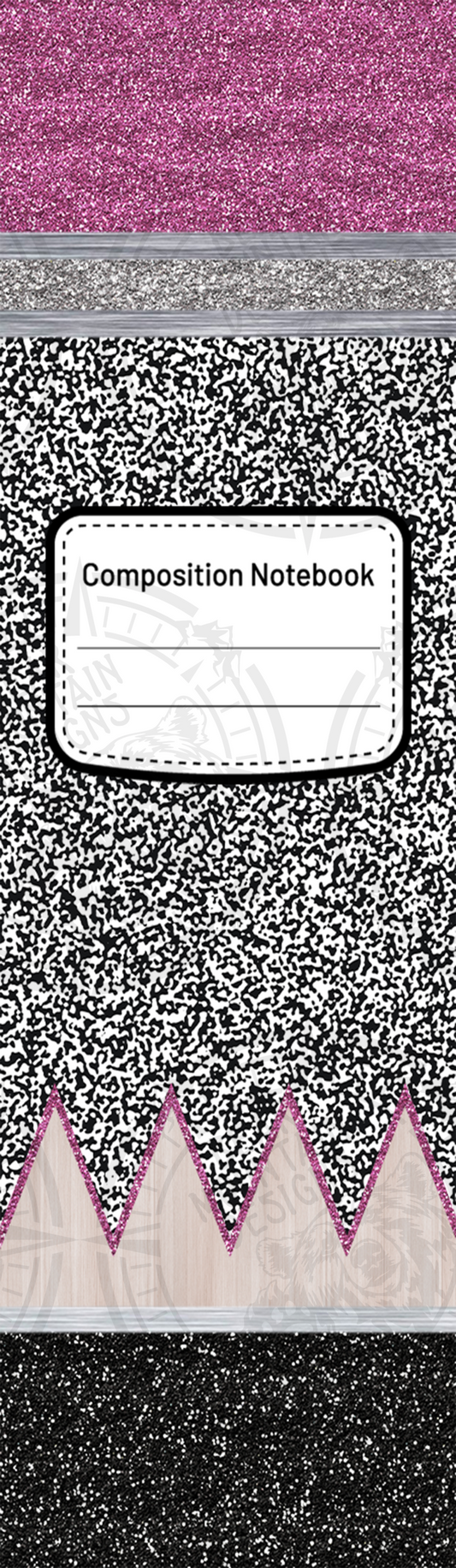 Composition Notebook Pencil - Pen Wrap