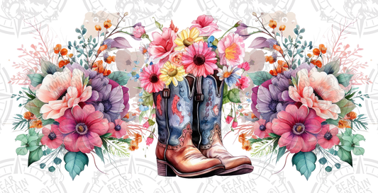 Cow Girl Boots - Cup Wrap