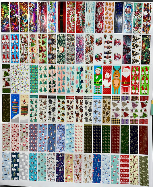 10 Random Christmas Pen Wraps