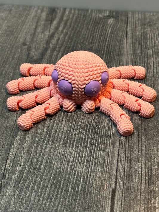 Crochet Spider - Pink/Purple