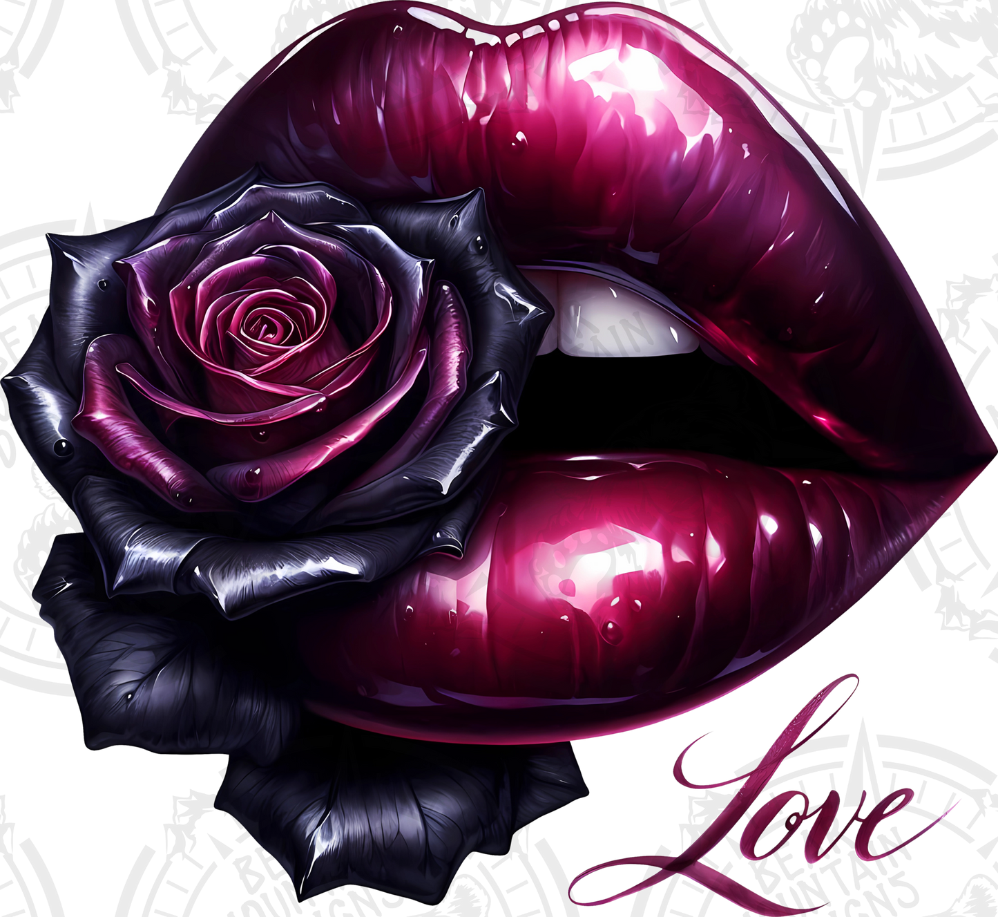 Dark Rose Lips